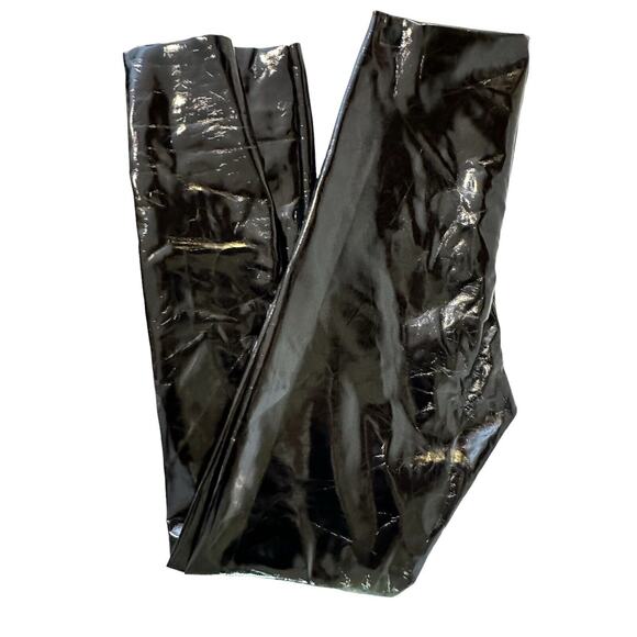 Commando BLACK Faux Patent Leather Perfect Control Leggings, US Small - Picture 12 of 12